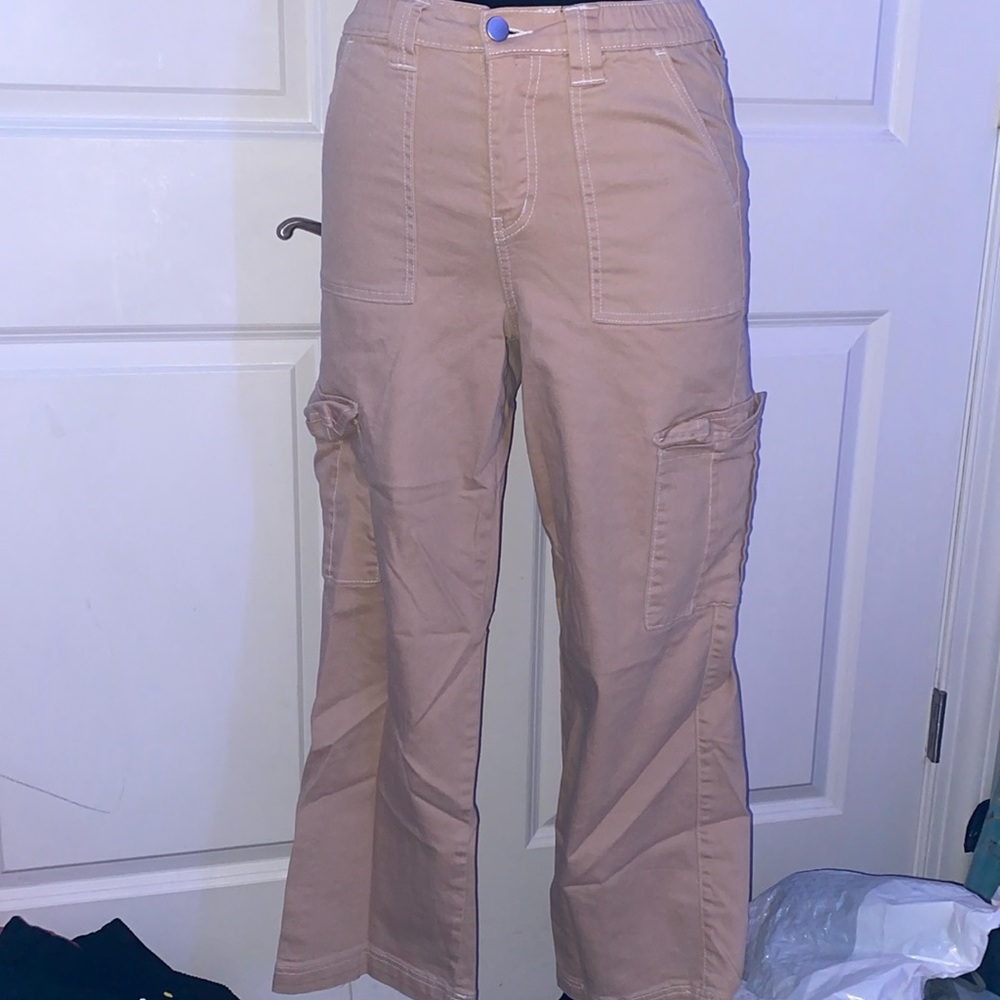 Tan Skater Jeans